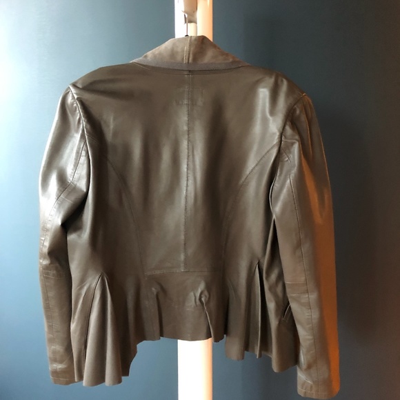 DKNY Leather Suede Jacket (NEW) - Picture 2 of 7